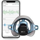 EMAY Sleep Breathing Monitor for Airflow Tracking | Record Breathing Continuously On the App | Monitor Sleep Quality and Respiratory Events | Generate Professional Sleep Report with Data Analysis