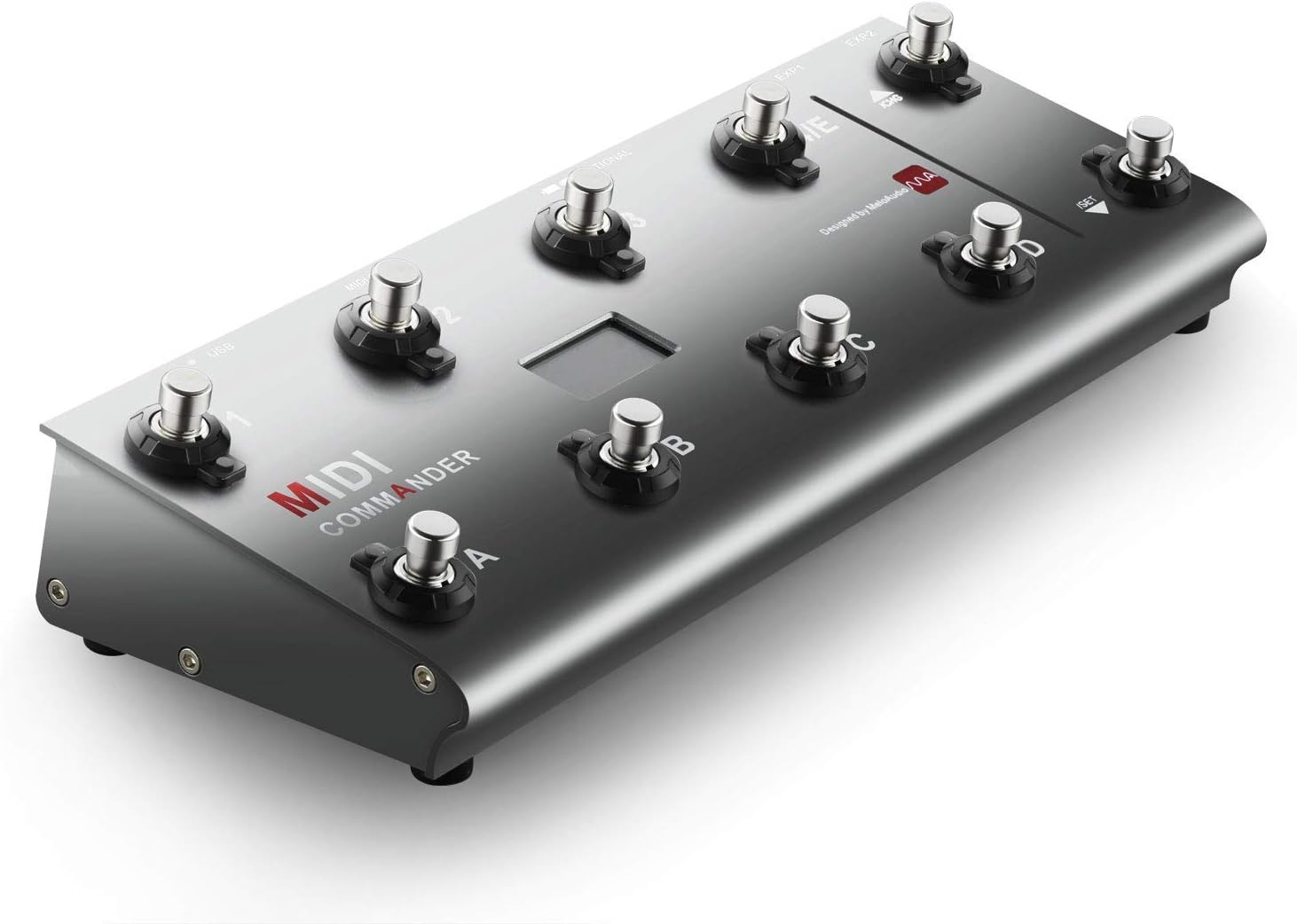 MIDI Foot Controller，MeloAudio Guitar Floor Multi-Effects Portable USB MIDI Foot Controller with 10 Foot Switches