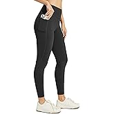 Willit Women's Fleece Lined Leggings Water Resistant Winter Pants Thermal High Waisted Yoga Running with Tights Pockets