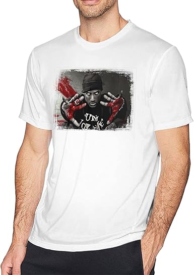 Hopsin T Shirt Mens Novelty Cotton Crew Neck Short Sleeve Graphic Tees 3X-Large White | Amazon.com