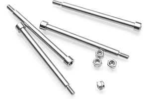 YOYOHOBBY 4X Threaded Hinge Pin 4x56mm for X-MAXX 8S 77086-4 XRT 8S 78086-4 Upgrade Parts