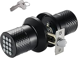 Keypad Door Knob Lock, Keyless Entry Door Lock with