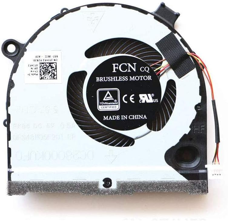 New Replacement CPU Fan for Dell G3-3579 G3-3779 G5-5587 Gaming Laptop 0TJHF2 DC28000KUF0