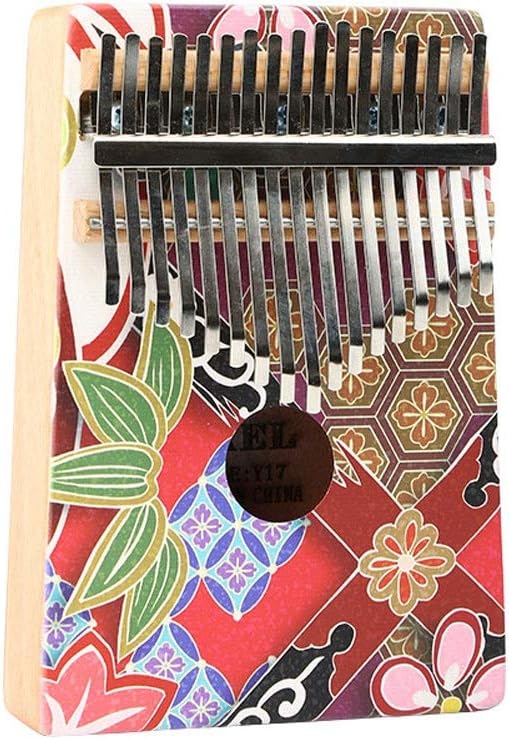 ZEDIYANJIN Thumb piano Kalimba 17 Keys finger piano, beginners entry portable musical instrument kalimba finger piano,for Kids Adult Beginners (Color : S)