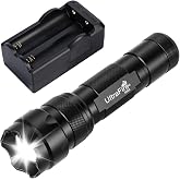 ULTRAFIRE 1200 Lumen Single Mode Zoomable Small LED Flashlight for Tactical | Bright Pocket Light for Camping, Hiking, Emergency
