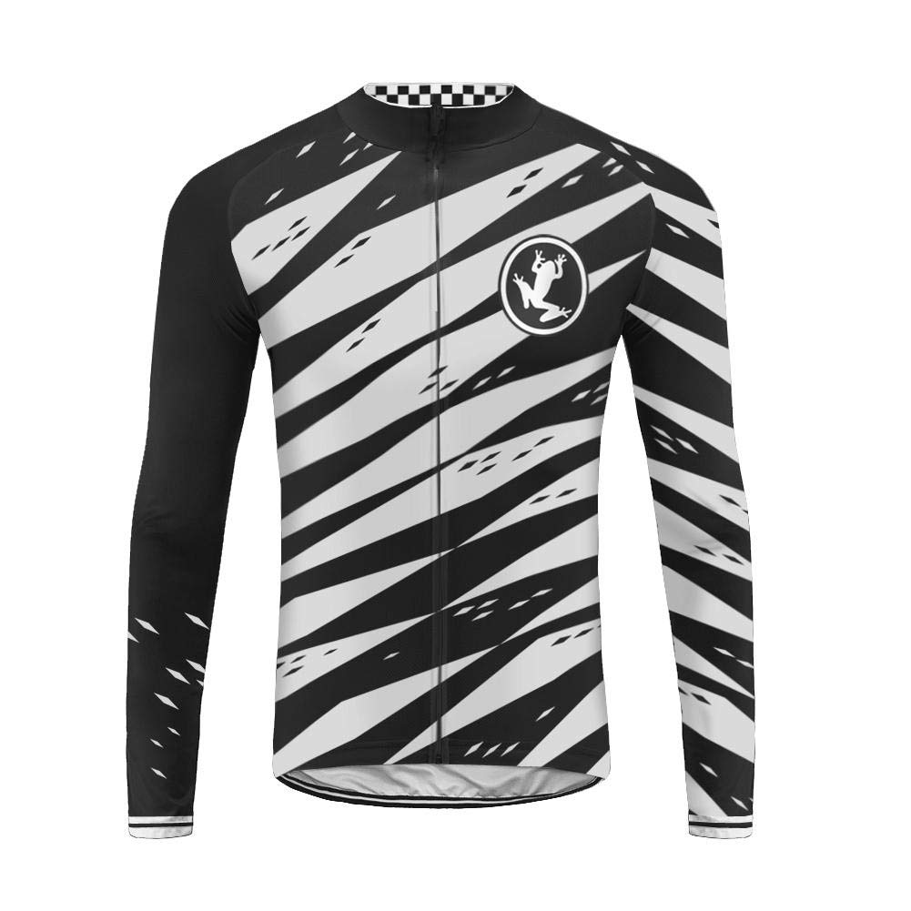 Maglia Ciclismo Invernale Uomo In Vello - Maniche Lunghe Per 5-15°C - Foto 8