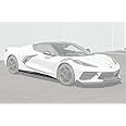 Replacement for 2020-Present Corvette C8 Stingray & Z51 Models | Performance Style Side Skirts Rocker Panels Extension Pair SS-471-V2-ABS (ABS Plastic - Painted Carbon Flash Metallic)