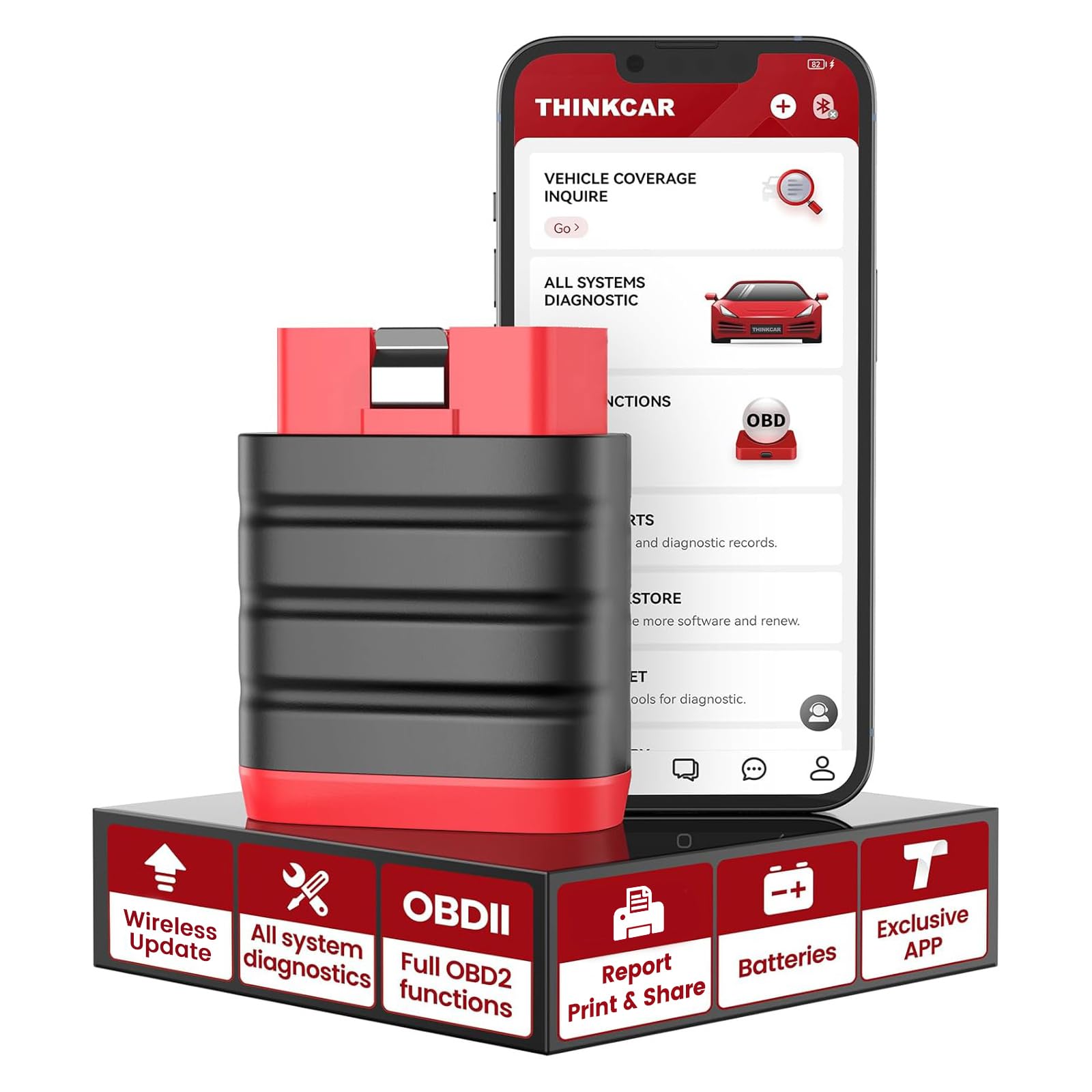THINKCAR Thinkdiag Mini Bluetooth OBD2 Scanner, OEM