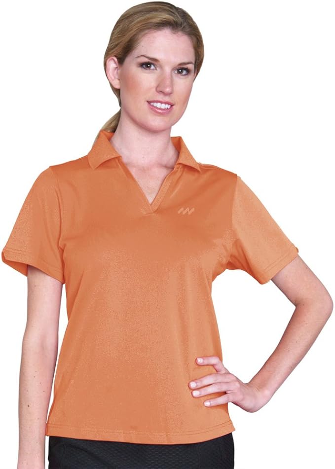 Monterey Club Women's Signature Pique Solid Polo Shirt #2054 at Amazon Womenâs Clothing store