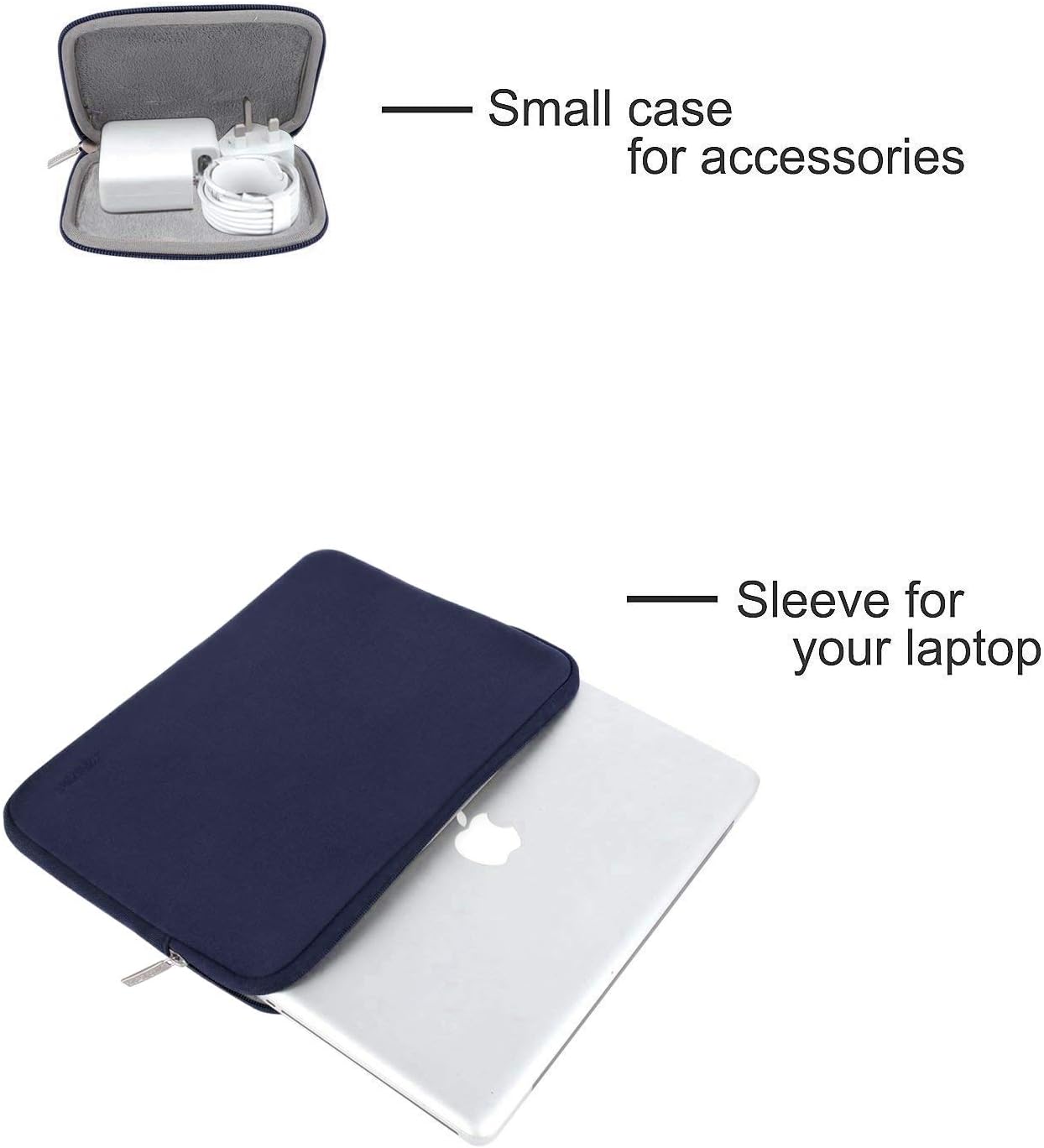 MOSISO Laptop Case 13.3 inch, 13-13.3 inch Laptop Sleeve Bag Compatible with MacBook Air/Pro 13/Pro 14 M5 M4 M3 M2 M1 - Image 3