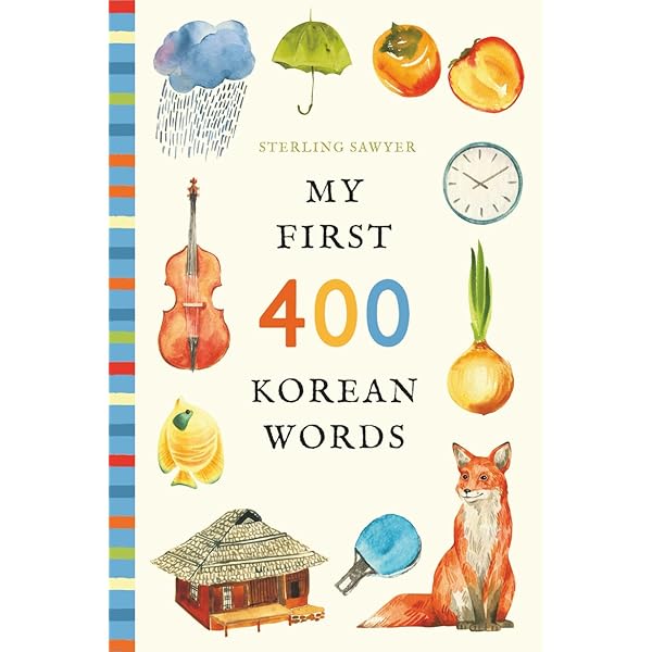 My First Korean Alphabets Picture Book with English Translations