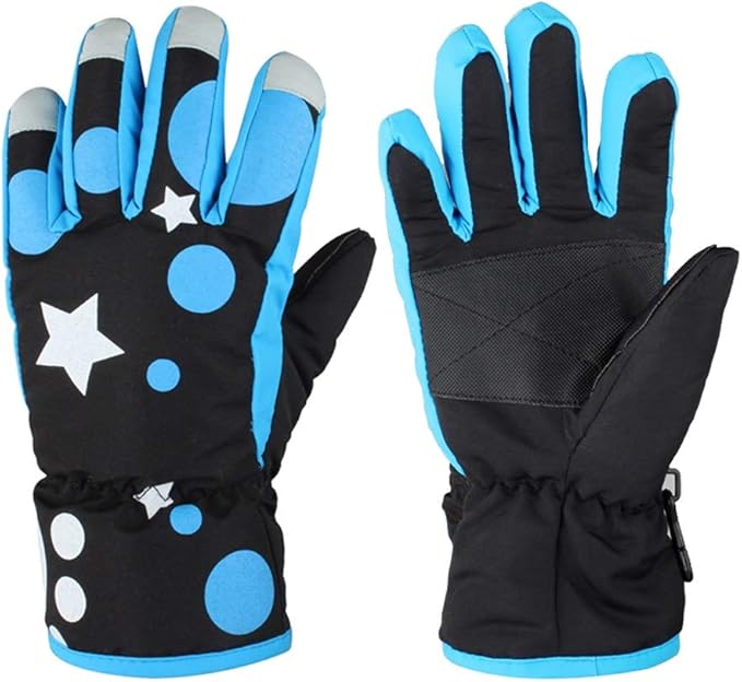 Kids Winter Gloves Ski Gloves Anti Slip Waterproof Outdoor Sports