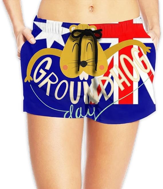 CHIM Groundhog Face In Australian Flag Women�s Swim