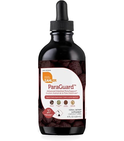 Extrait Parasitaire Naturel - Absinthe, Noix Noire Et Girofle, 237ml, Détox Après Repas