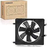 A-Premium Right Engine Radiator Cooling Fan Assembly | Compatible with Select Acura Models - TSX 2004 2005 2006 2007 2008, 2.4L - Replace# 38611RBB003, 38615RBB003
