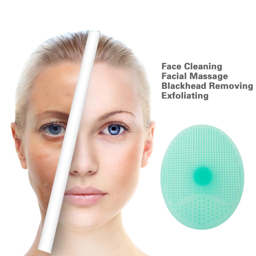 Download Silicone Face Scrubber Exfoliating Facial Cleansing Brush Yellow Green 2 Pack Ebay PSD Mockup Templates