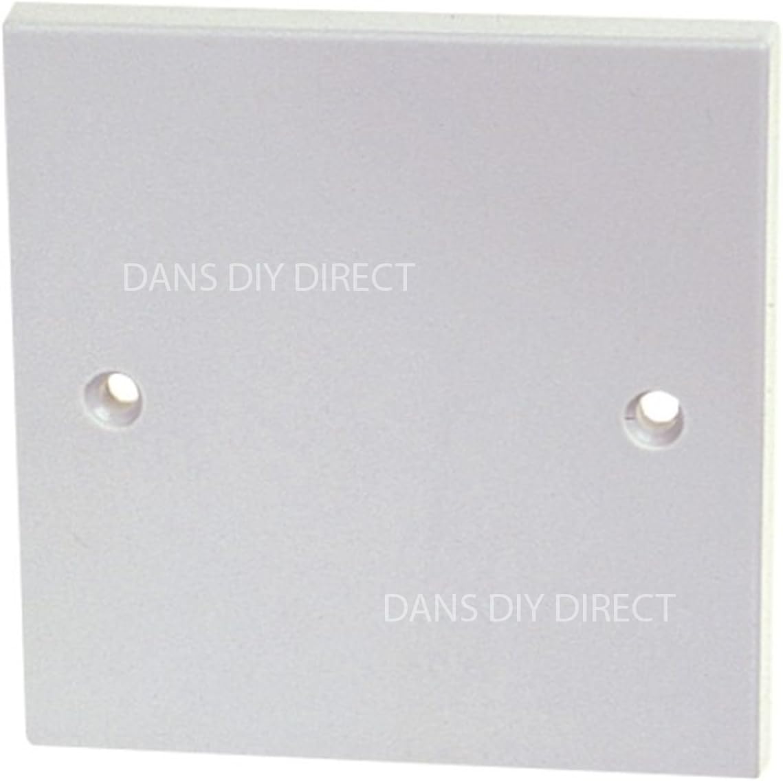 Placa ciega para tapar enchufes, color blanco: Amazon.es: Bricolaje y herramientas