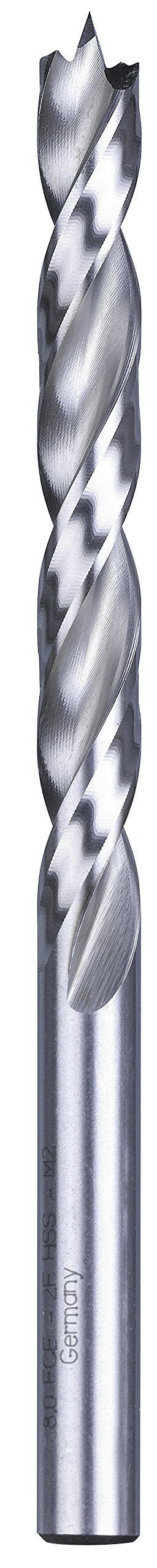 kwb Hardwood Drill Ø 4 Mm with Long Tool Life, Clean Drill Holes, Twin-Land Flute Design and High Precision