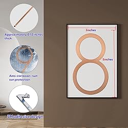 TILUODA 5 inch self-adhesive stainless steel house