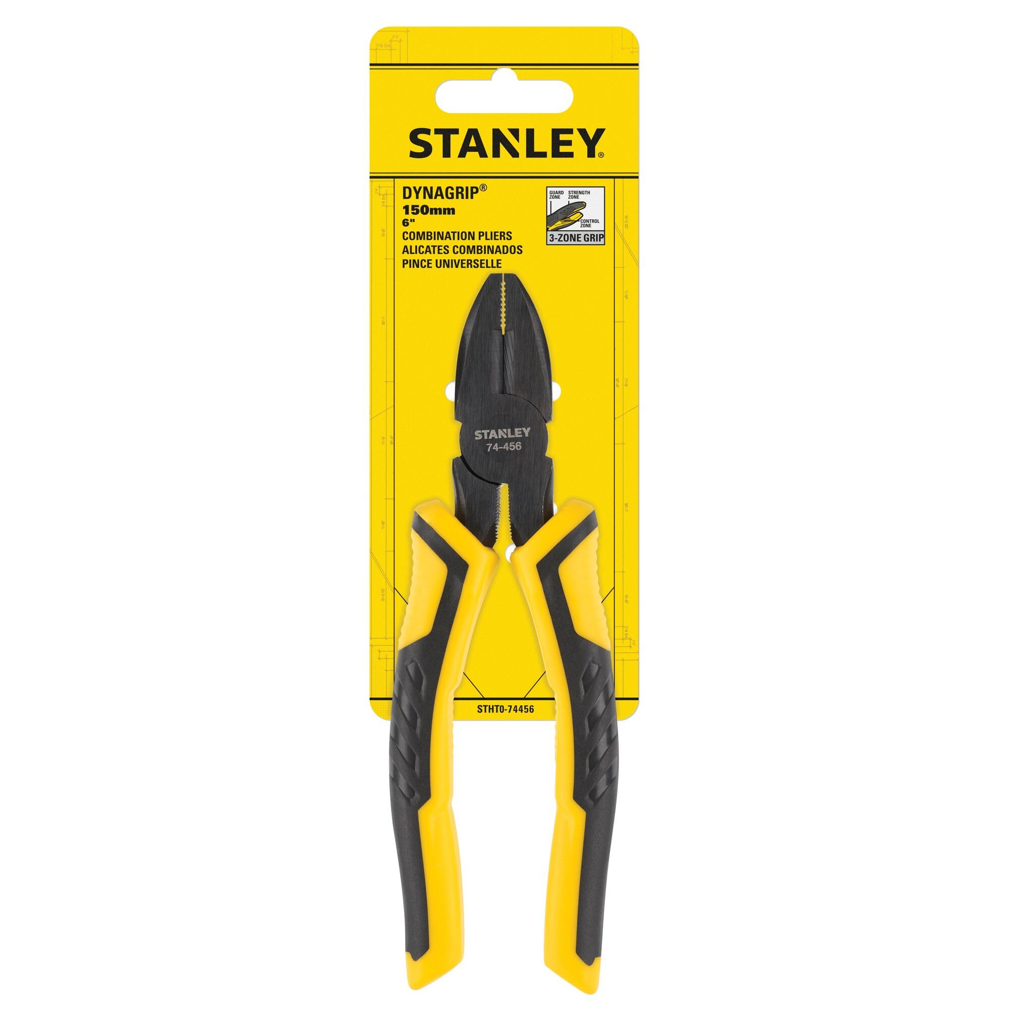 STANLEY Control Grip Combination Pliers 150mm STHT0-74456