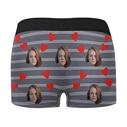 Custom Boxer Briefs, Personalized Funny Face
