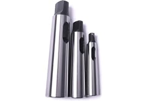 ATOPLEE 3pcs Morse Taper Drill Sleeve Reducing Adapter for Lathe Milling,MT2 to MT1,MT3 to MT2,MT4 to MT3