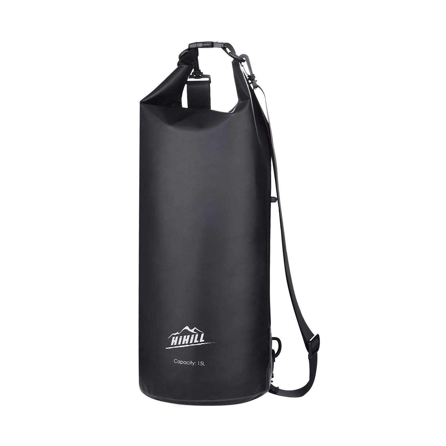 HiHiLL Sacs Etanches pour Activités de Plein Air et Sports Aquatiques Camping avec Une Pochette Etanche Téléphone, 15L