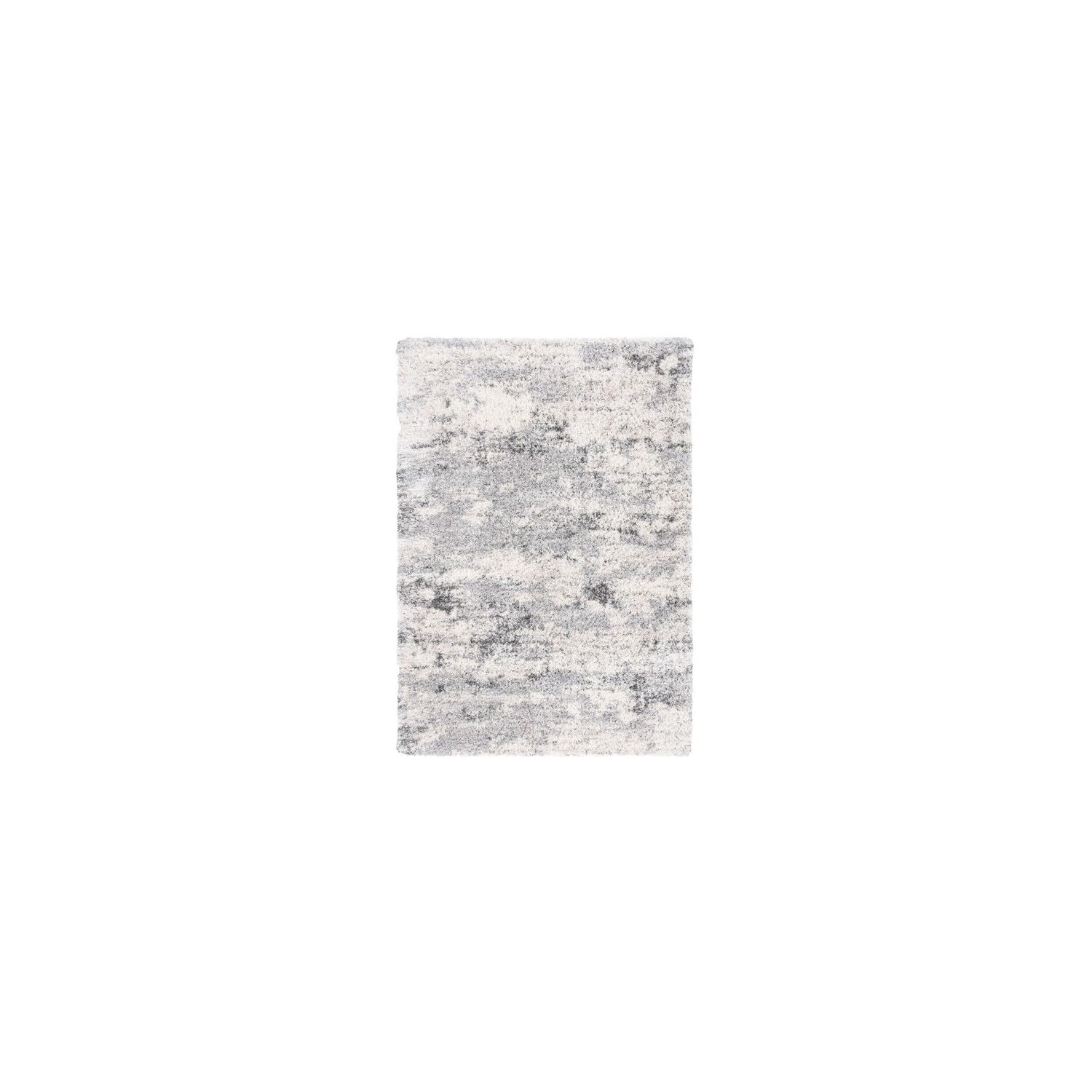Safavieh Moroccan Shaggy Rug for Living Room Dining Room Bedroom - Berber Shag Collection, High Pile, Ivory, 24" x 36"