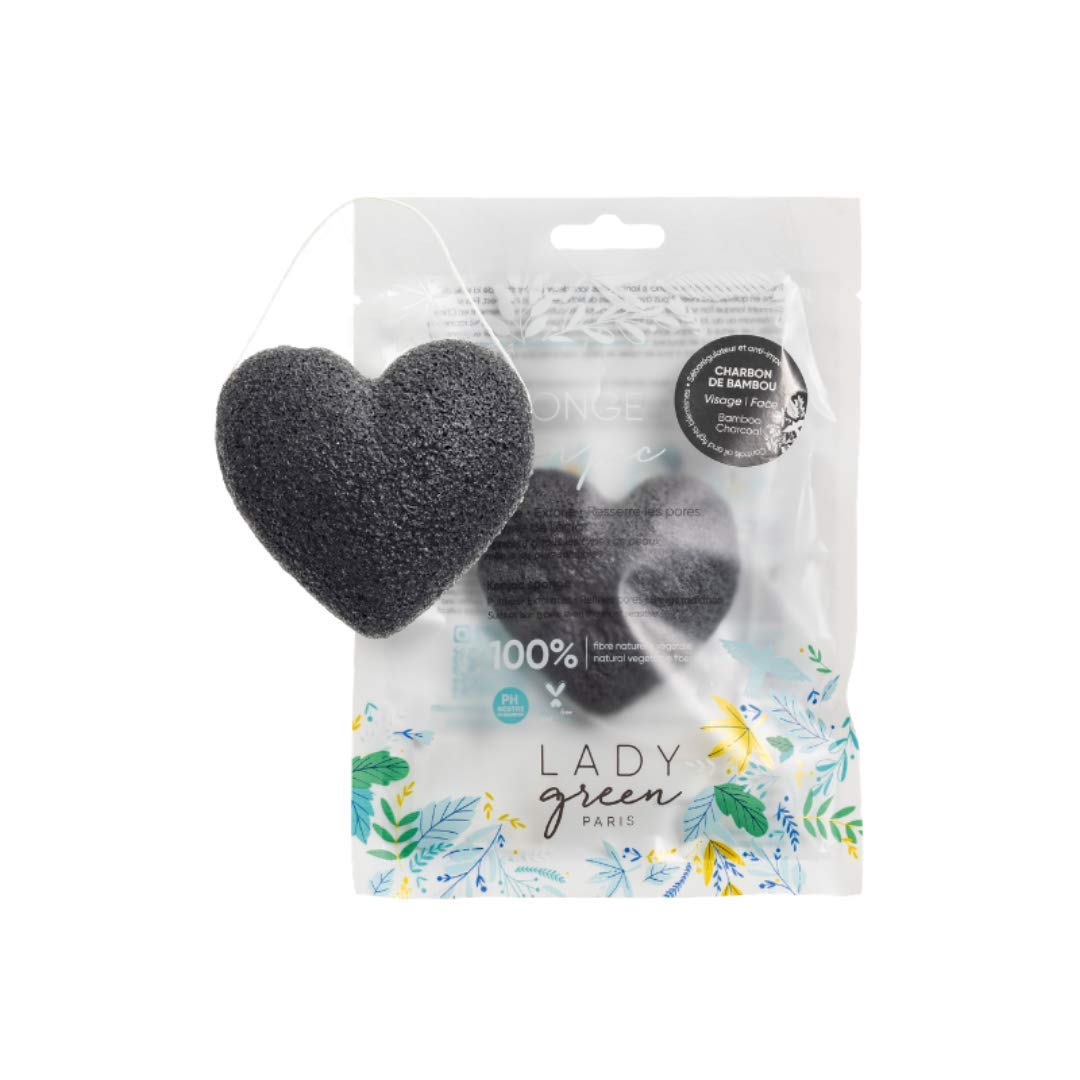 Lady Green, Konjac Sponge, Bamboo Coal