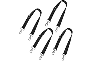 Premium Horse Blanket Sheet Leg Straps Replacement Stretchy Belly Strap with Double Swivel Snaps, Adjustable Length from 24 t