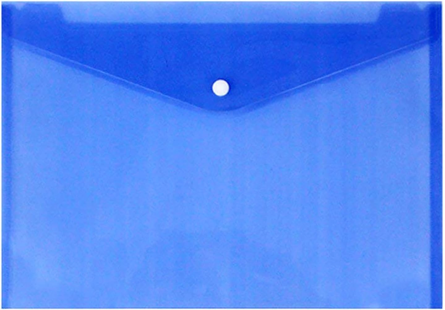 Cooldool 30 Pcs Poly Envelope Folder with Snap Button Closure, Premium Quality Plastic Envelopes, Waterproof Transparent Project Envelope Folder, A4 Letter Size in 6 Assorted Colors : Office Products