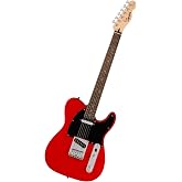 Squire Sonic Telecaster Electric Guitar, Torino Red, Laurel Fingerboard | Laurel Fingerboard