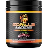 Gorilla Mode Pre Workout - Massive Pumps | 812g (Cherry) | Focus, Energy, Power | L-Citrulline, Creatine, L-Tyrosine, Betaine, Hydroprime, Alpha-GPC, 400mg Caffeine, Huperzine A