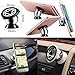 Magnetic Car Cell Phone Mount,KEKU 2Pack Smartphones Holder Dashboard for iPhone 7 6 6s plus 5 5s SE, Samsung Galaxy S8 Edge S7 S6 Note5,Nexus 6 ,GPS or Portable tablet . (Cool black&Classic White)