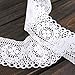 KINGSO 10 Yards Retro White Crochet Scallop Embroidered Lace Trim DIY Craft