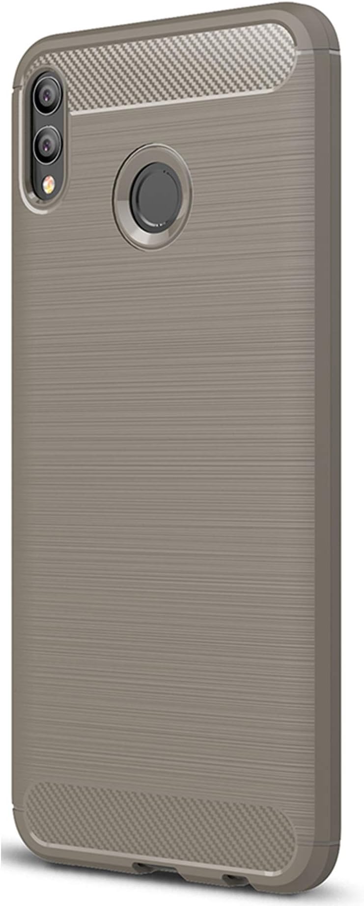 Xigua Huawei Honor 8X MAX Case, Ultra Light Slim Shockproof Carbon Fiber Carbon Fiber [Anti Slip] [Scratch Resistant] Protective Case Cover for Huawei Honor 8X MAX Protective Shell (Grey)