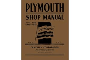 bishko automotive literature 1942 1946 1947 1948 1949 Plymouth Shop Service Repair Manual Book Engine