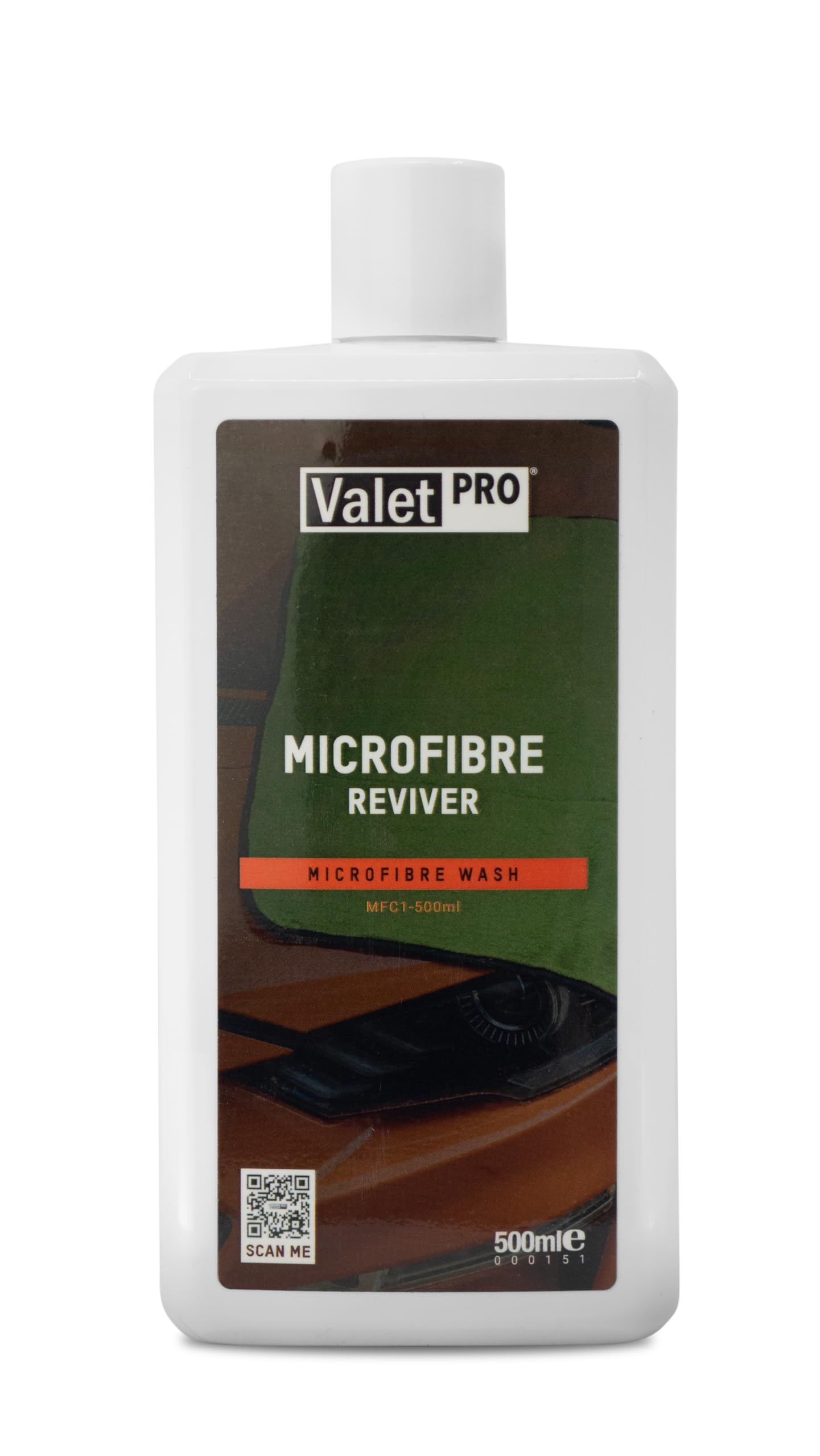 ValetPRO Microfibre Reviver - Leaves any microfibre cloth or towel ready for repeated use to remove dirt and grime - 500ml