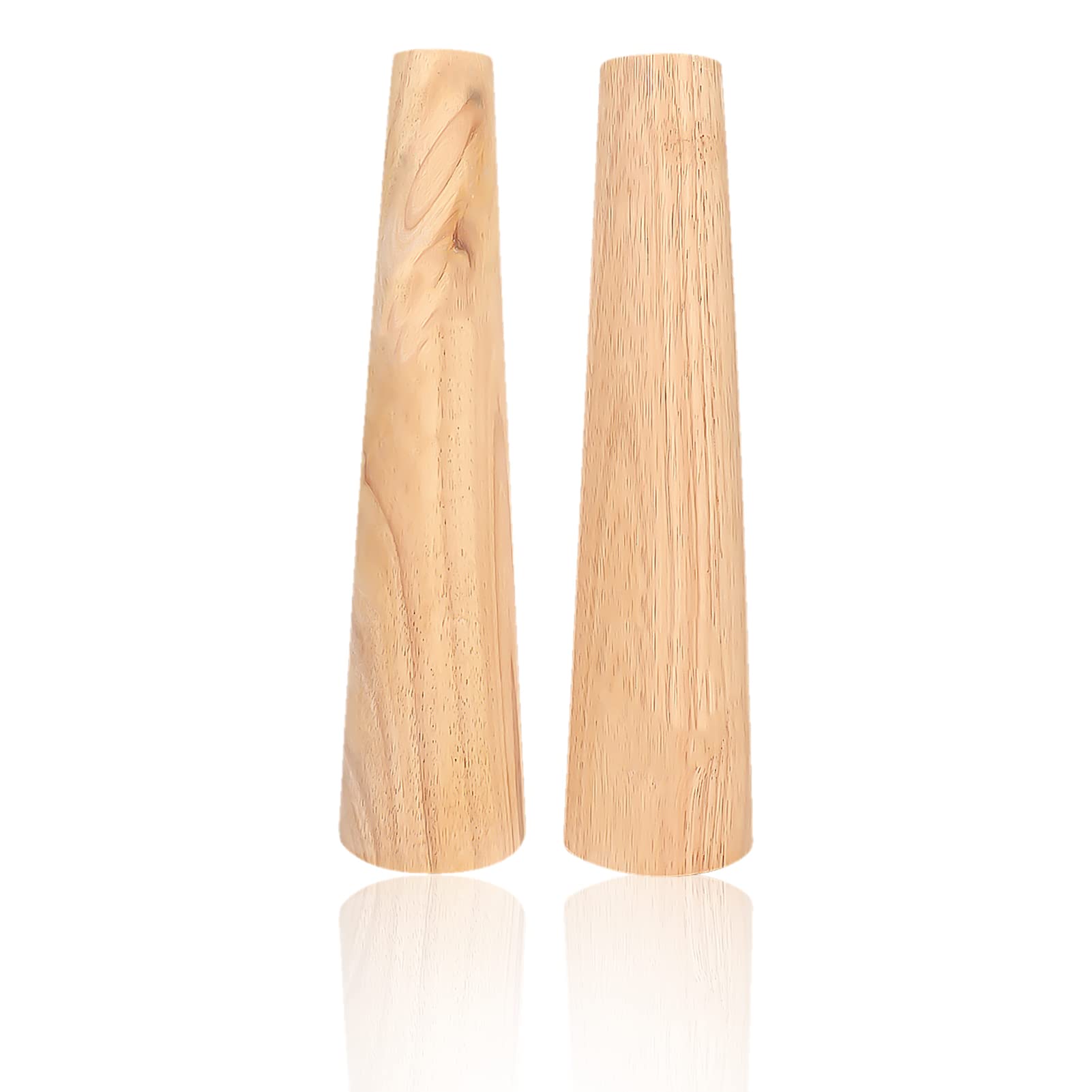 Bracelet Mandrel Stick (2pcs Round Oval Shape Wooden Jewelry Tool) Adjust Bracelet Gauge Measure and Deformation Repair Tool for Jewelry Making