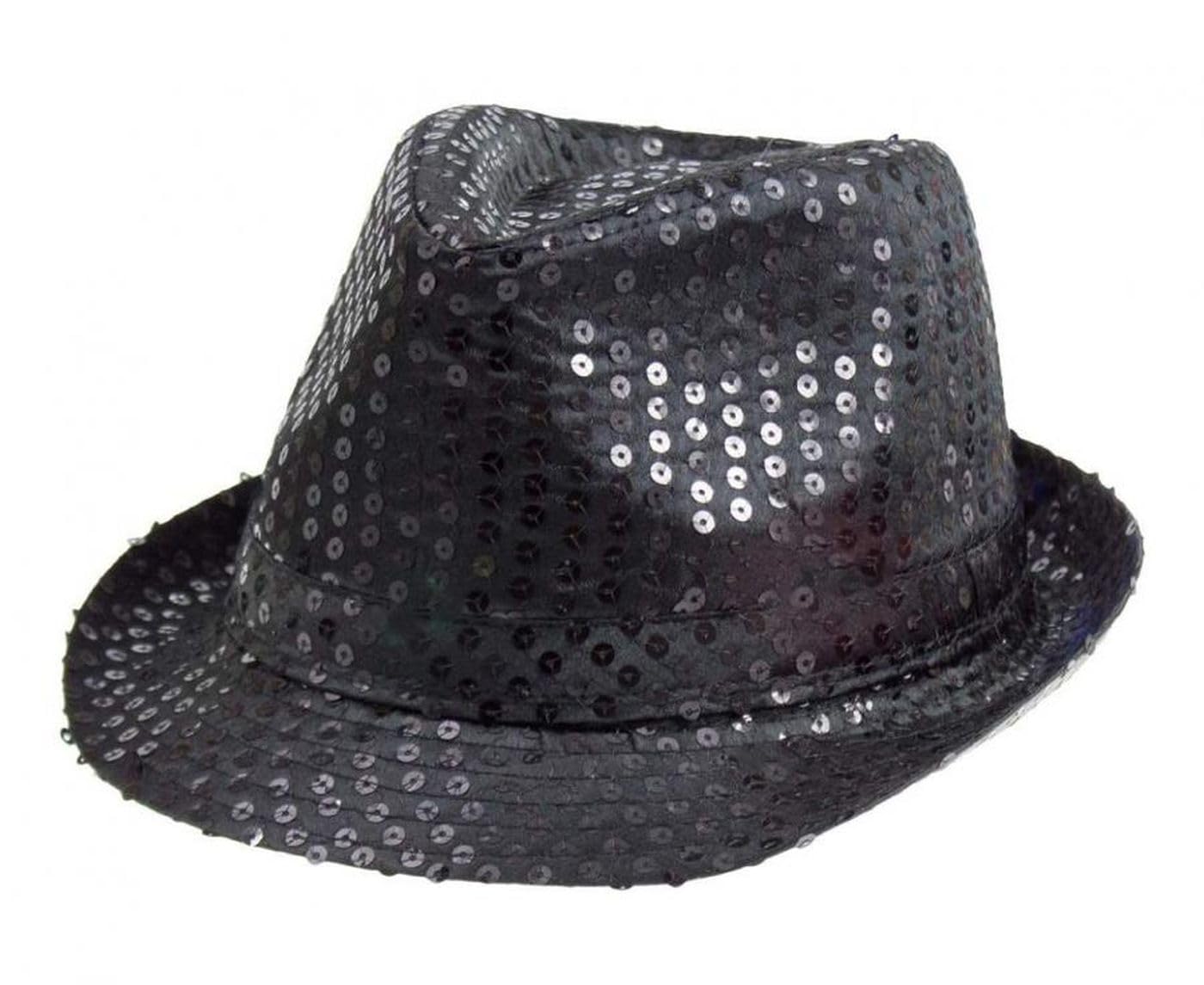 Auto-schmuck so einfach so kreativ Hat Cylinder Black White Pink Wedding Party Game ® Car Decoration (Sequins Black)