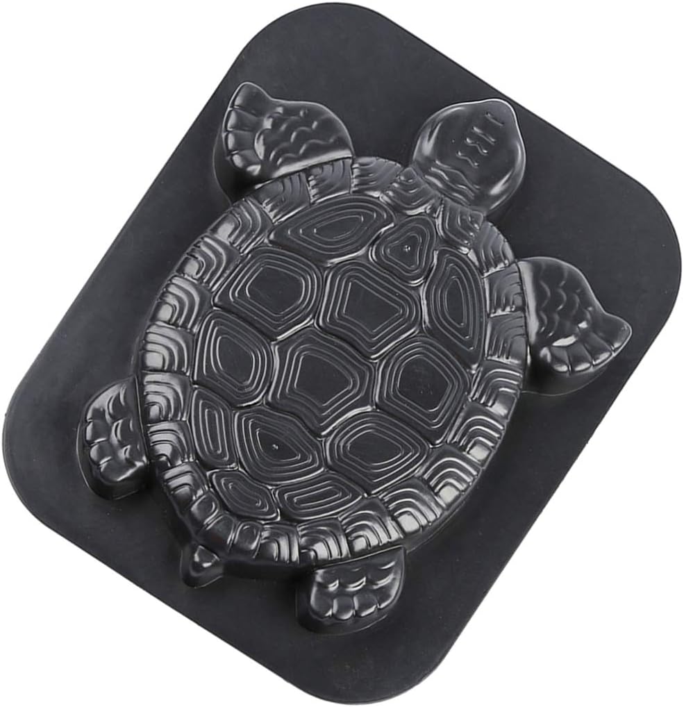 Hardscaping Materials - Stepping Stone Mold Turtle Shaped Concrete Cement Mould DIY Walk Maker Path Maker Mold for Garden Lawn Driveway Paving Paver Black