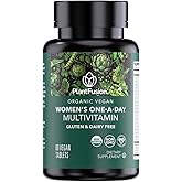 PlantFusion Organic Multivitamin for Women - One Daily Whole Food Blend Women's Multivitamin - Vegan, Non-GMO, Gluten Free & Dairy Free - 60 Tablets (2 Month Supply)