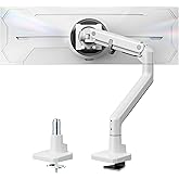 monTEK Heavy-Duty Monitor Arm for 17-57" Ultrawide Curved Screen, Supports up to 59.4 lbs, Adjustable Gas Spring Arm, 75/100 