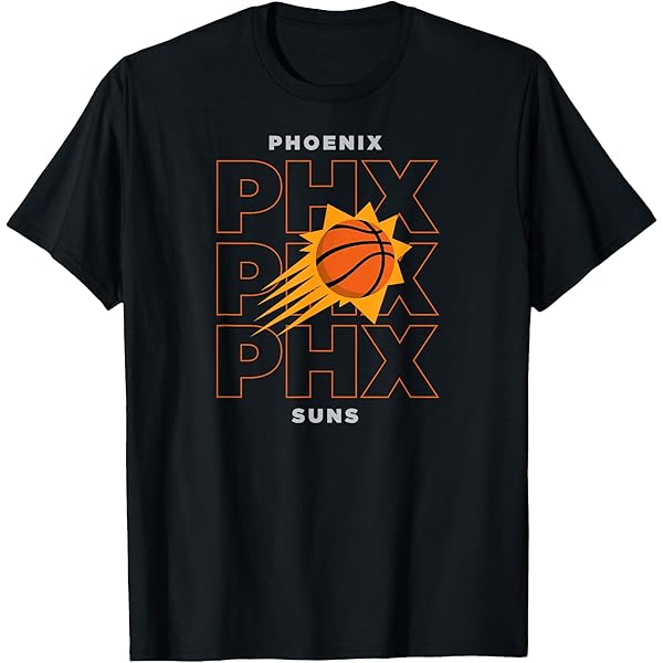 Amazon.com: NBA Phoenix Suns Lightning Bolt Basketball Logo
