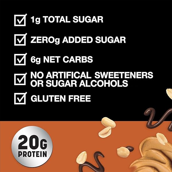 KIND PROTEIN MAX CRISPY CHOCOLATE PEANUT BUTTER SNACK BARS, 20G OF PROTEIN, KETO FRIENDLY, 1G OF SUGAR PER BAR, GLUTEN FREE, 12 COUNT BOX