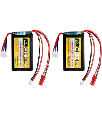 Carrera RC – Batterie Li-Po 3,7 V 500 MAh – Pour Bateau Catamaran – Rechargeable – 50 Min De Charge – Accessoire Officiel