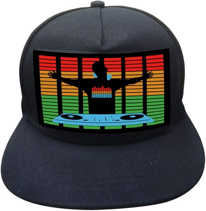 Zehui Trade DJ LED Flashing Hat Sound Activated Party Rave