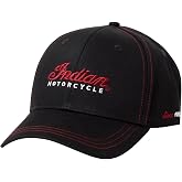 Indian Motorcycle Contrast Stitch Cap, Black - 2862744, Black