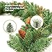 OasisCraft 9FT Christmas Garland Decorations with 20 Pine Cones, Branches and 50 Battery Operated Warm Lights and Timer Product Name