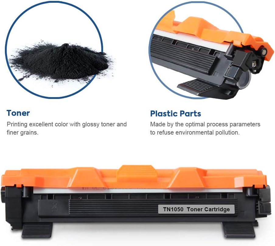 SMARTOMI TN1050 Compatible Toner Cartridges Replacement for Brother TN1050 to use with HL-1110 DCP-1510 HL-1210W DCP-1610W HL-1112 MFC-1810 HL-1212W MFC-1910W DCP-1612W DCP-1512 ( Packaging May Vary) - Image 3